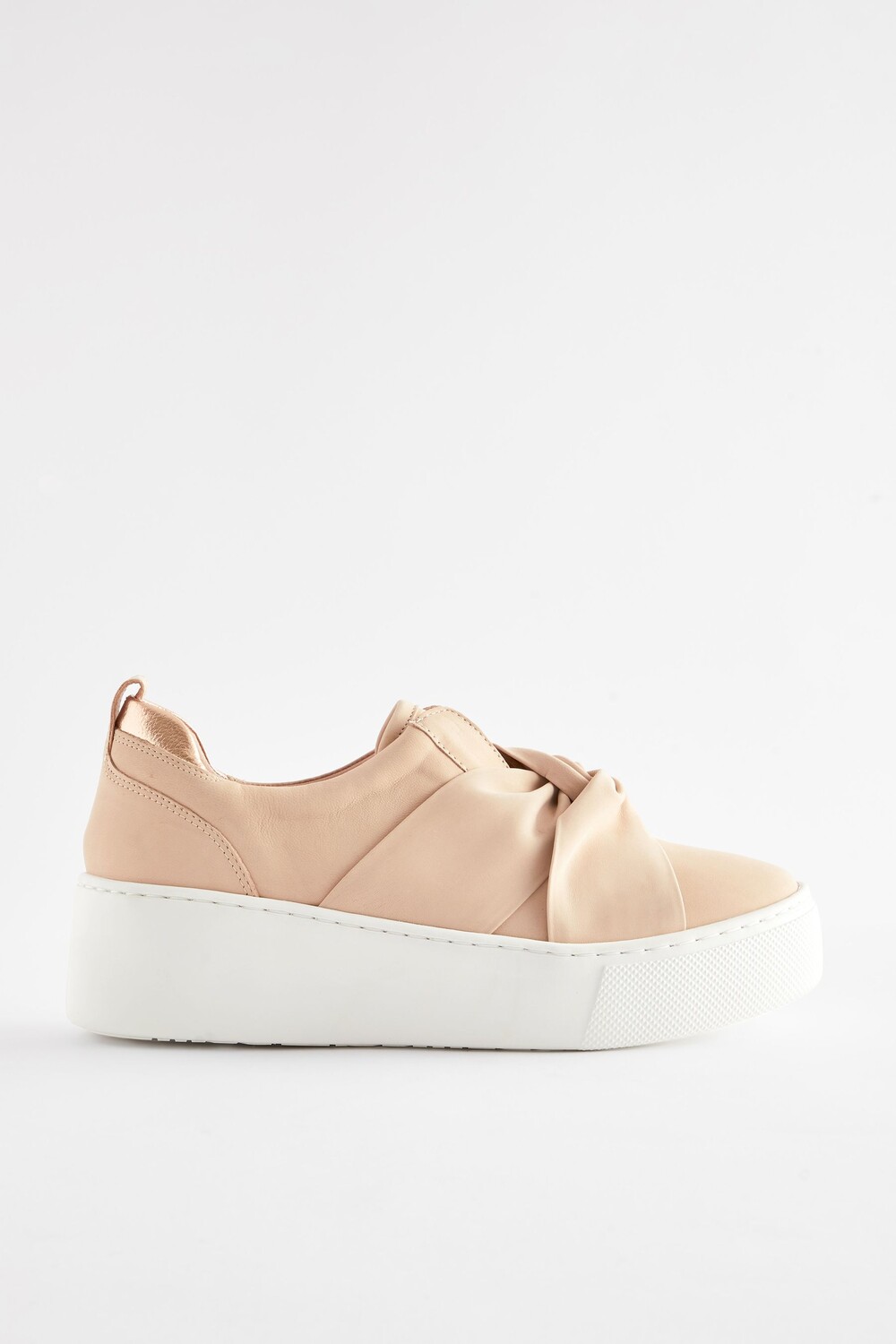 Кожаные спортивные кроссовки Signature Forever Comfort на толстой подошве Next, белый — фото 2