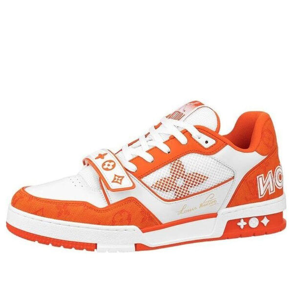 

Кроссовки lv trainer 'white orange velcro' Louis Vuitton, белый