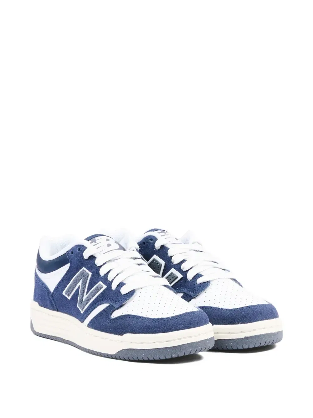 Кроссовки 480 на шнуровке New Balance Kids, белый