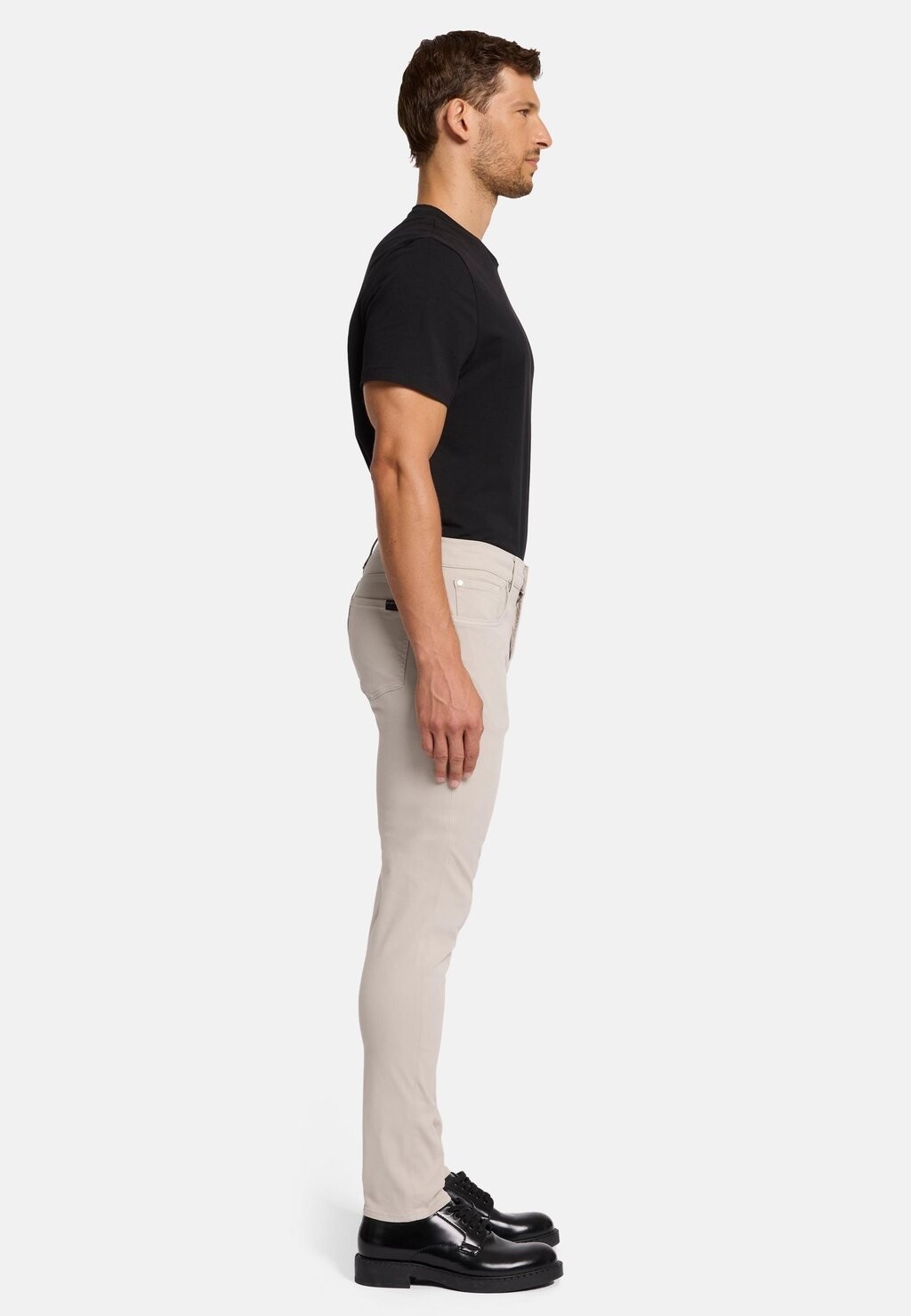 

Брюки SLIM FIT TAPERED 7 for all mankind, серый