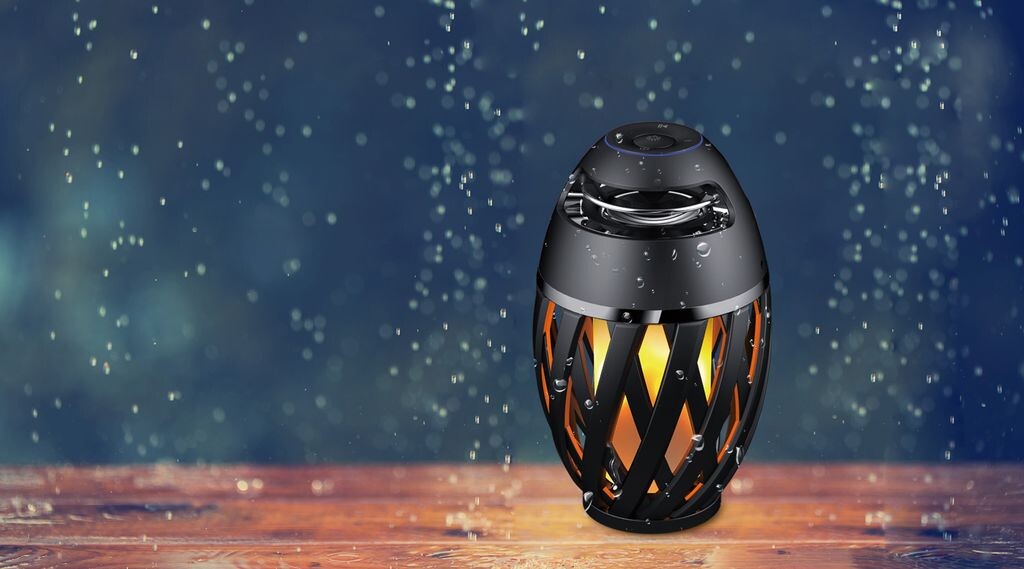 

Woward Светодиодная лампа пламени с Bluetooth-динамиком | Садовый светильник, музыкальный проигрыватель, водонепроницаемый IP65