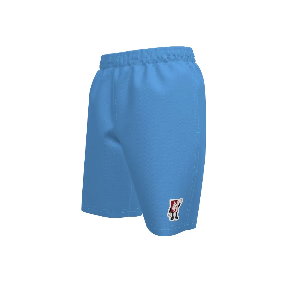 Детские плавательные шорты-балли 7 дюймов Boxy Patch, синие, от Nike Swim