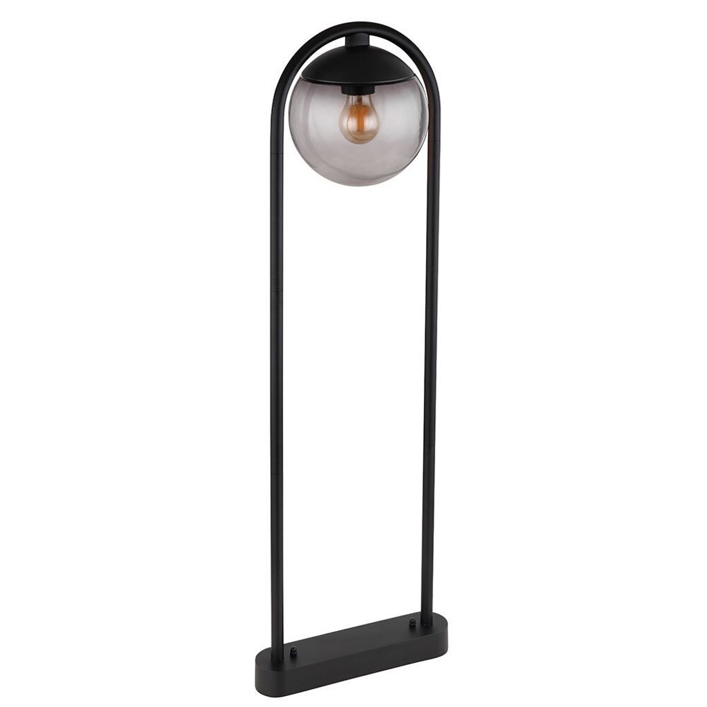 

Торшер, стеклянный шар, черный, дымчатый, IP44, H 100 см Globo Lighting