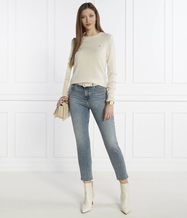 Джинсы женские Tommy Hilfiger облегающего кроя укороченные, синий — фото 2