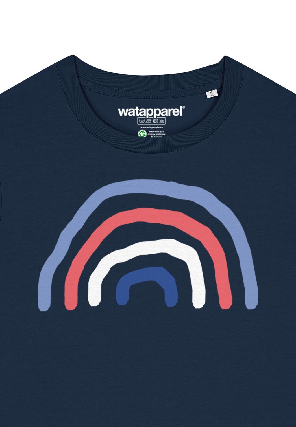 

Футболка с принтом REGENBOGEN watapparel, темно-синий