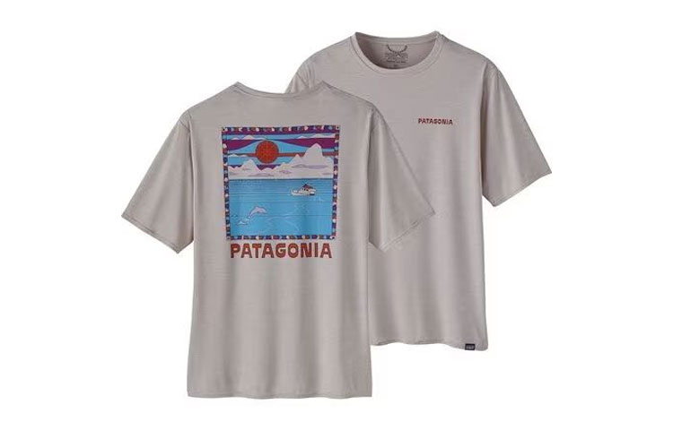 

Футболка Capilene мужская Patagonia, цвет Feather Gray