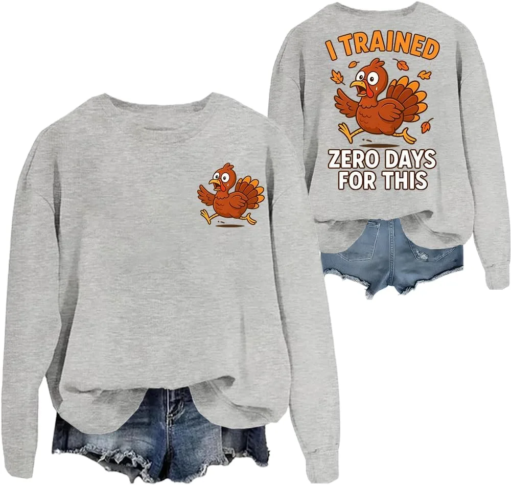 

Толстовка I Trained Zero Days For This Funny Turkey Trot Running woati