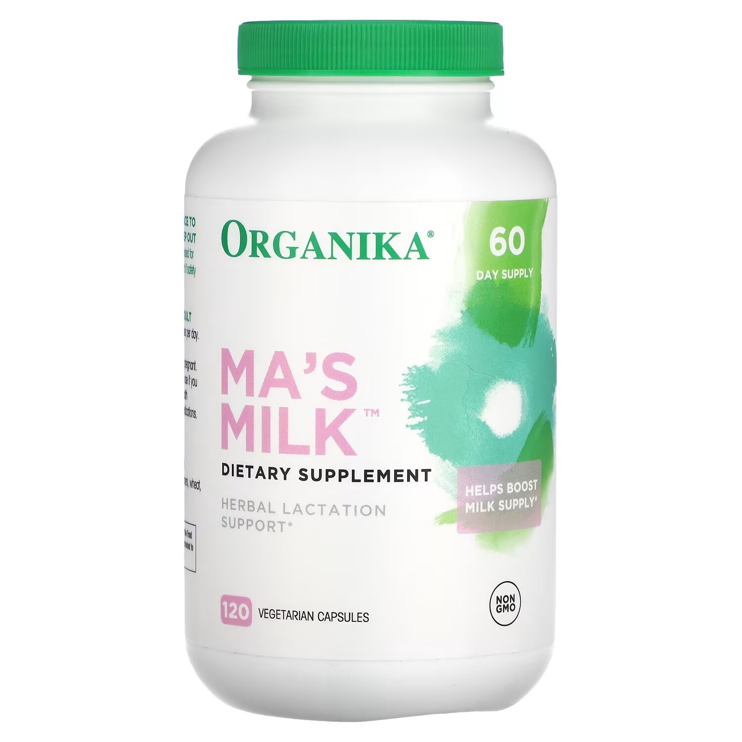 

Добавка Organika Ma's Milk для поддержки лактации, 120 капсул