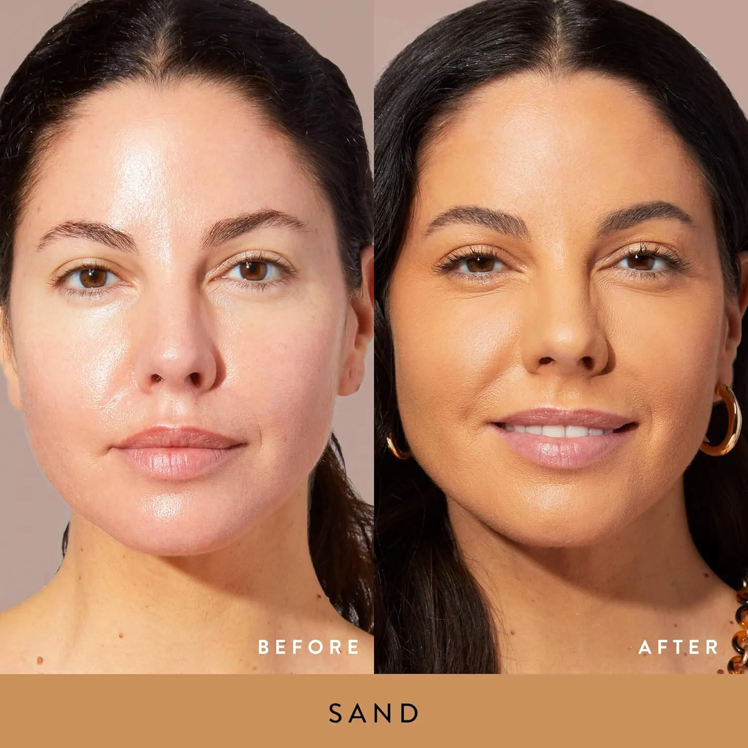 Запеченная пудра-основа Laura Geller New York Double Take Powder Foundation - песочный оттенок - наслаиваемая, от среднего до плотного покрытия - матовый финиш 56.70 г (1 шт.), 06 Sand — фото 2