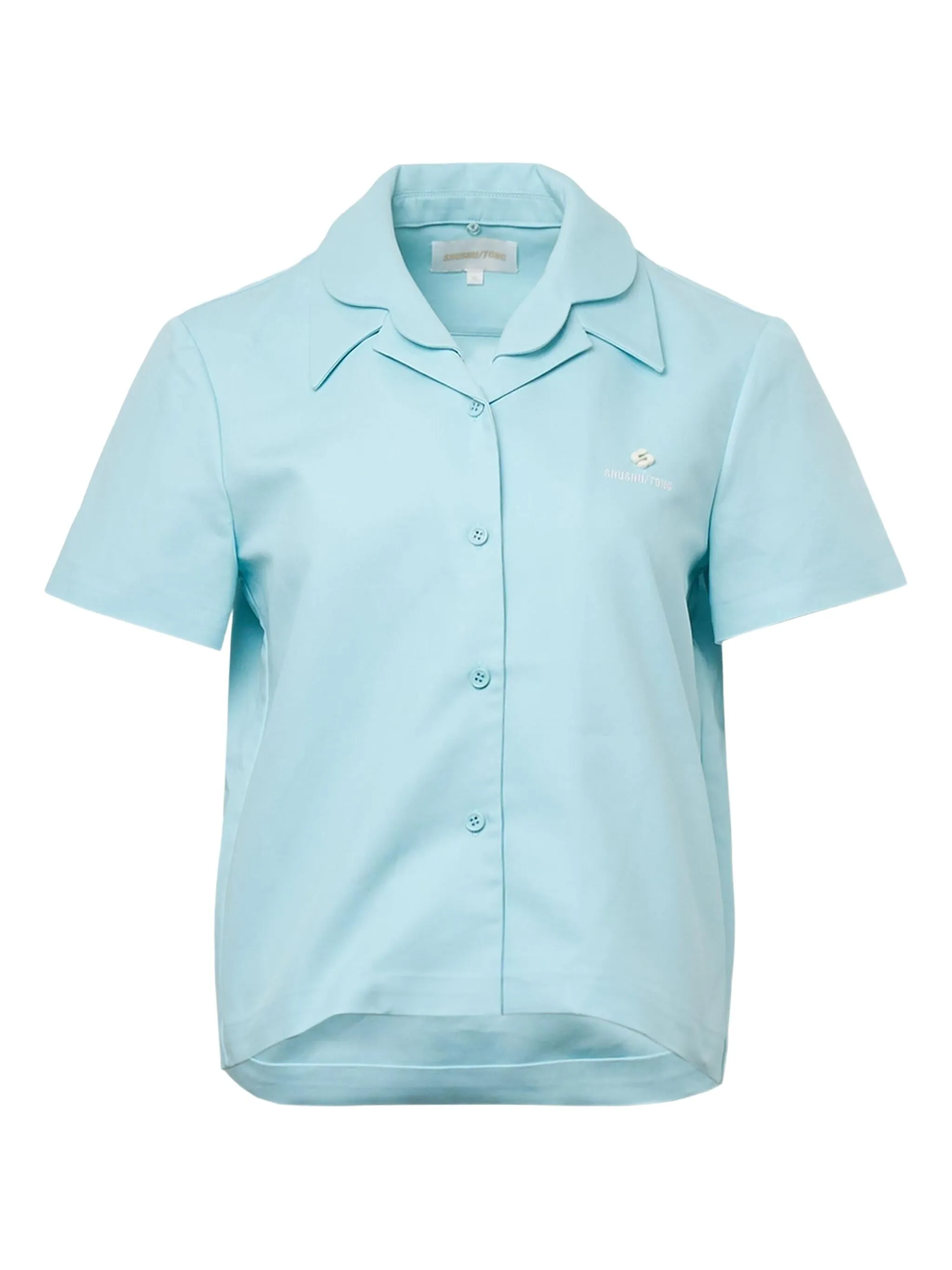 

Рубашка с двойным воротником Shushu/Tong, синий