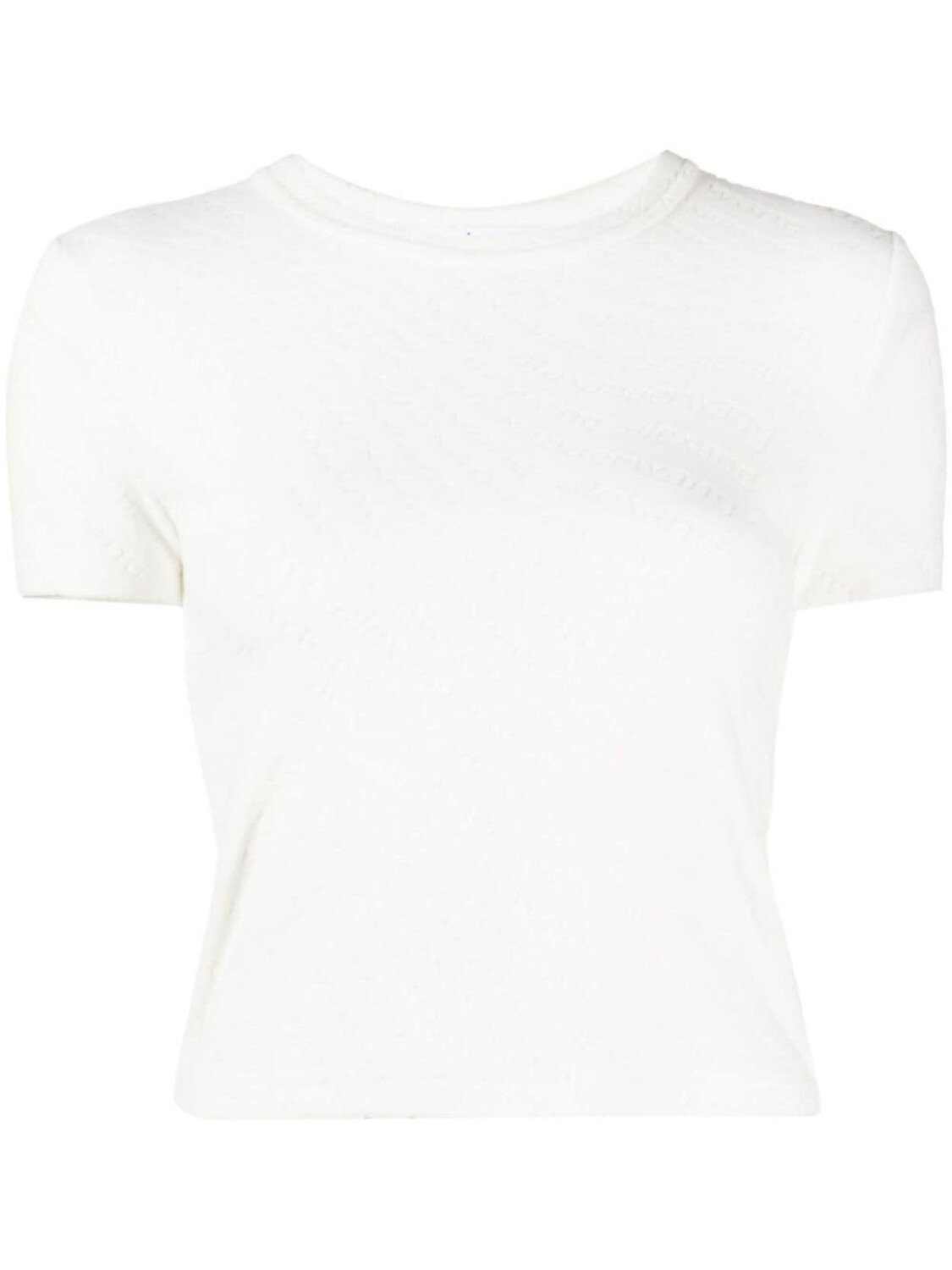 

Alexander Wang трикотажный топ с жаккардовым логотипом, белый