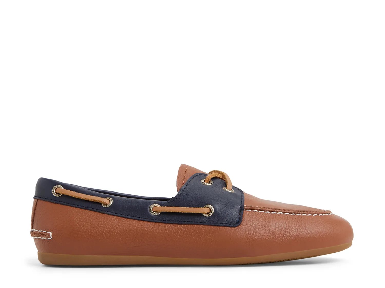 Туфли-лодочки Sperry Slim Boat Shoe, темно-синий/коньячный — фото 2
