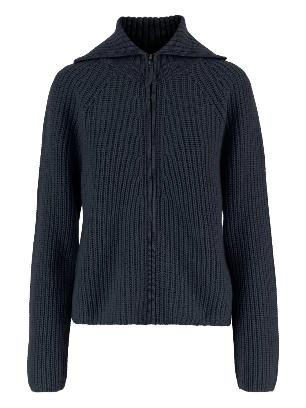 

Кардиган в рубчик ALLUDE, серый
