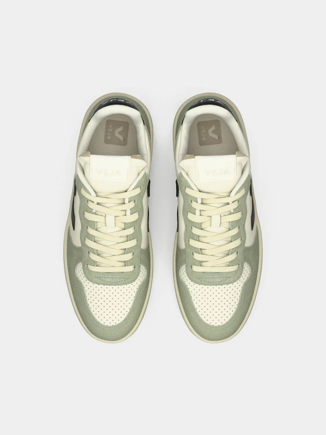Кроссовки 'V-10 Prime' Veja, Green/Pastel Green — фото 3