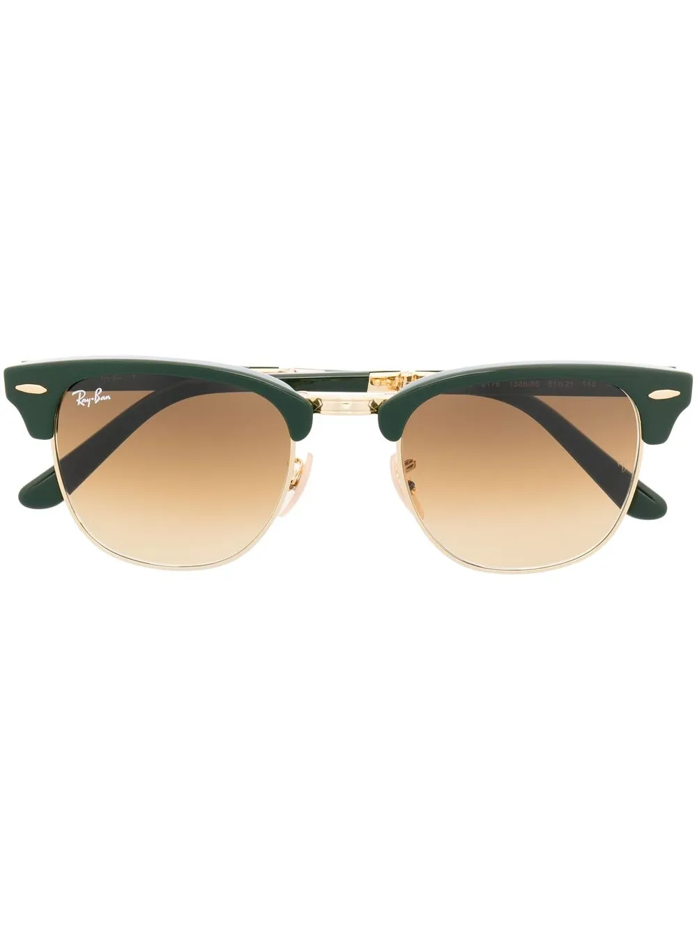 

Солнцезащитные очки в квадратной оправе Ray-Ban, зеленый