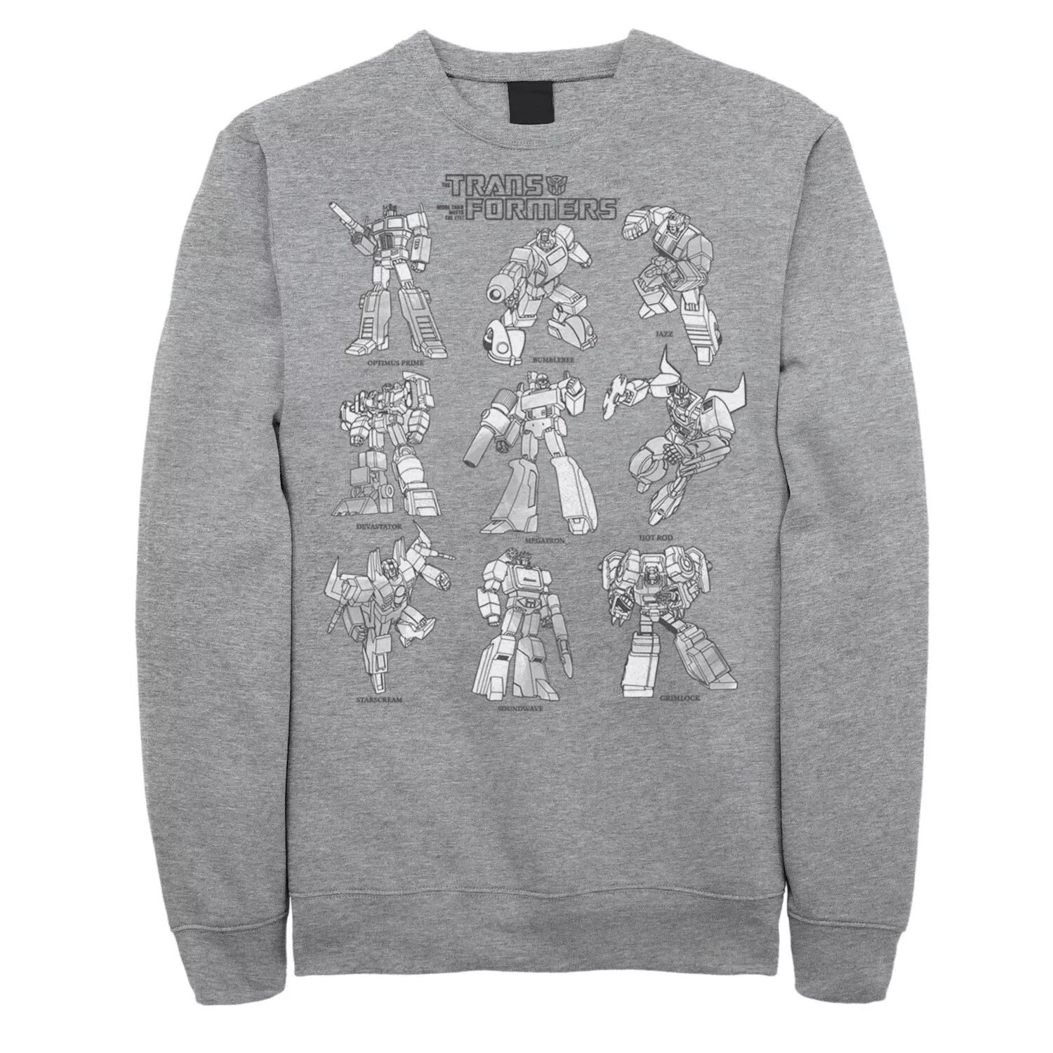 

Мужской свитшот Transformers Sketches Stack Licensed Character