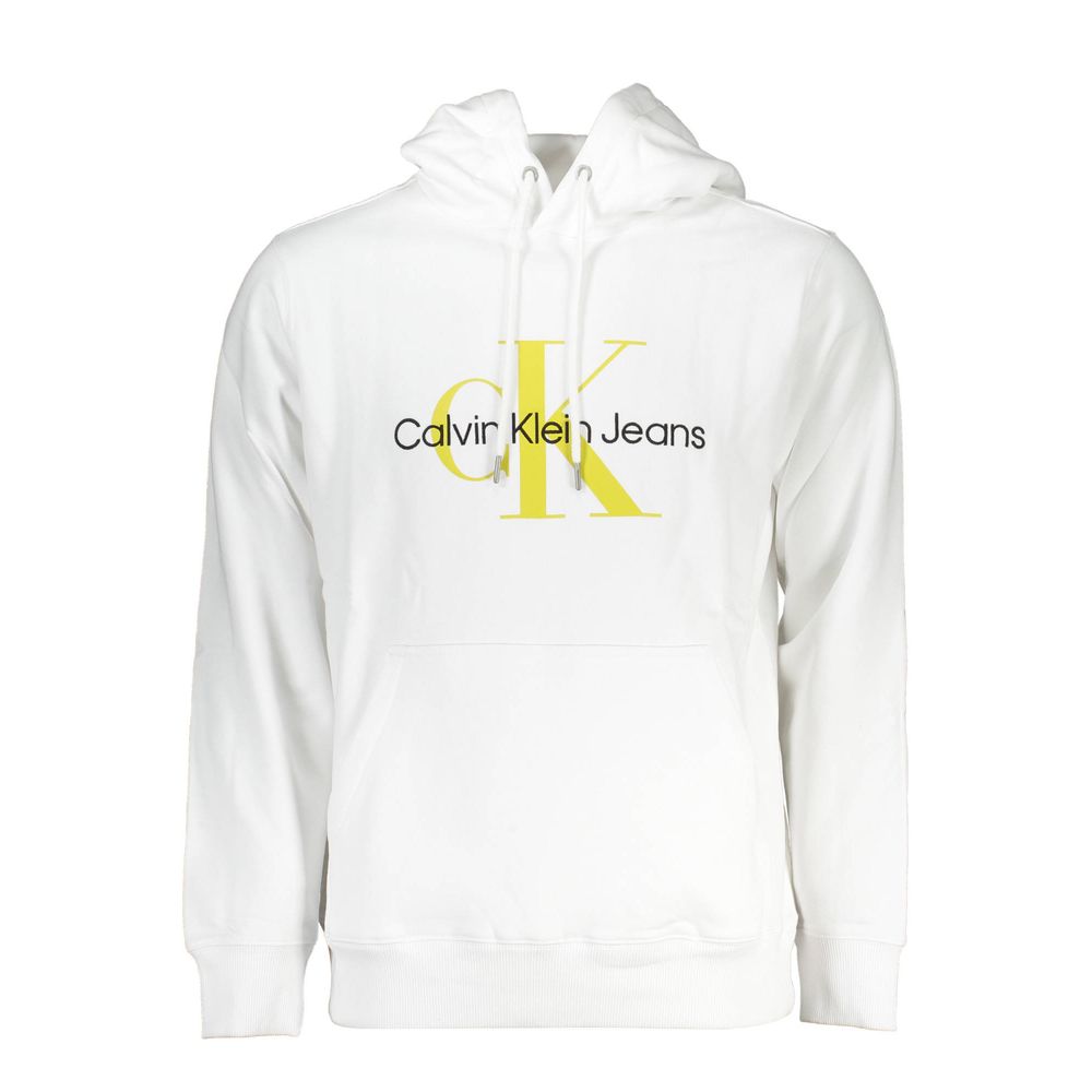 

Толстовка с капюшоном из органического хлопка Elevated Calvin Klein, белый
