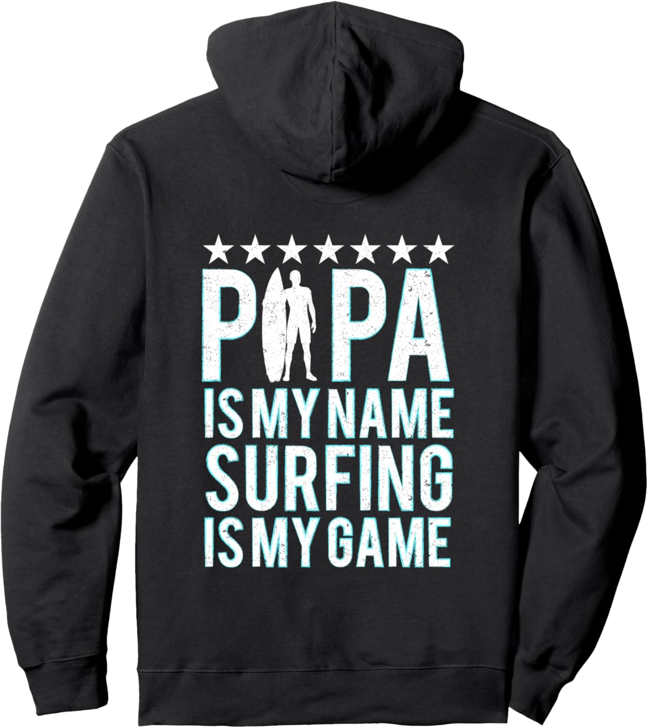 

Худи Daddy Surfing Grandpa Dad Surfboard Surfsurfer, черное (black 19-3911tcx), размер S Beach And Surf - Valmargia