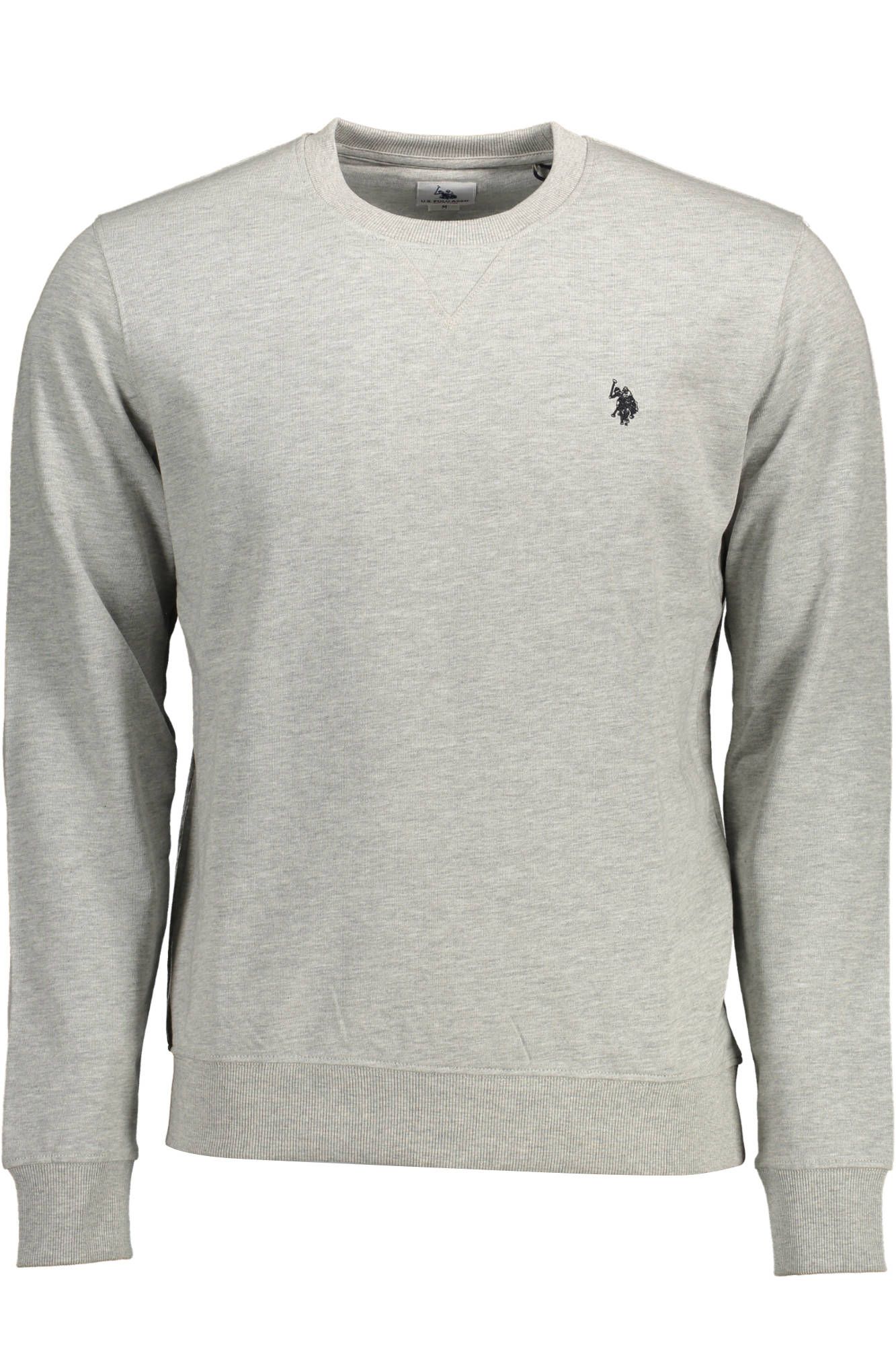 

Серый хлопковый мужской свитер U.S. Polo Assn.