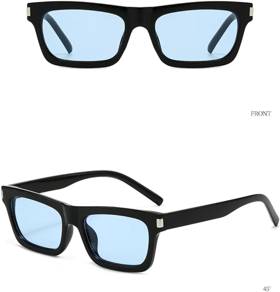 

Солнцезащитные очки с защитой UV400 | Оправа с заклепками, линзы конфетного цвета | Для женщин и мужчин, для занятий спортом на открытом воздухе и вождения DSVIGF, 01