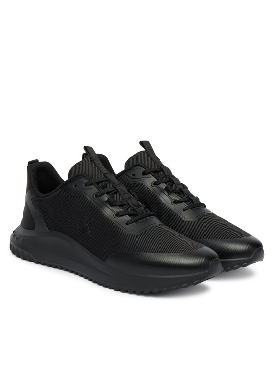 Кроссовки Eva Runner Lace Up Mat Mix YM0YM01442 Calvin Klein, черный — фото 2