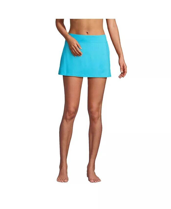 

Юбка для плавания Petite Tummy Control Плавки для плавания Lands' End, синий