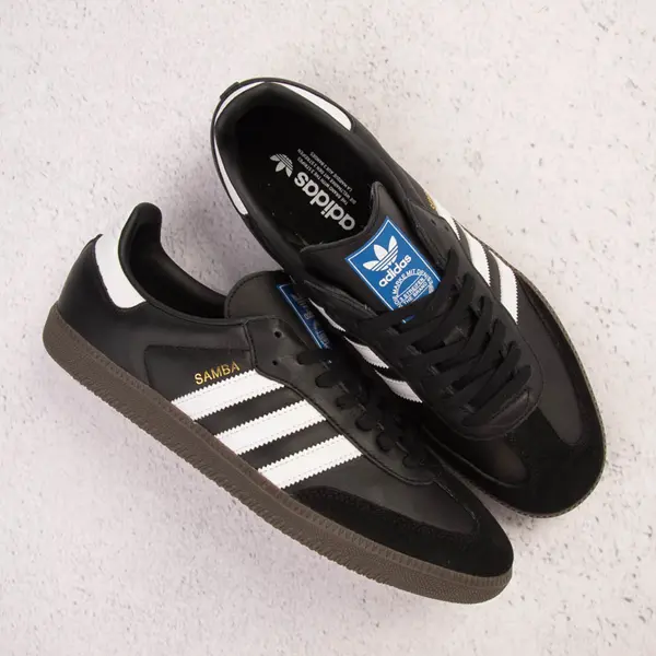 Кроссовки Adidas Samba OG Athletic, черный/белый — фото 2