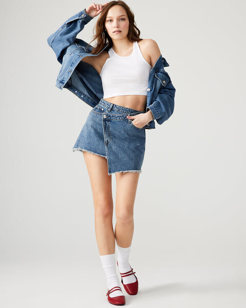 

Юбка Kyla Denim Skirt Steve Madden, синий