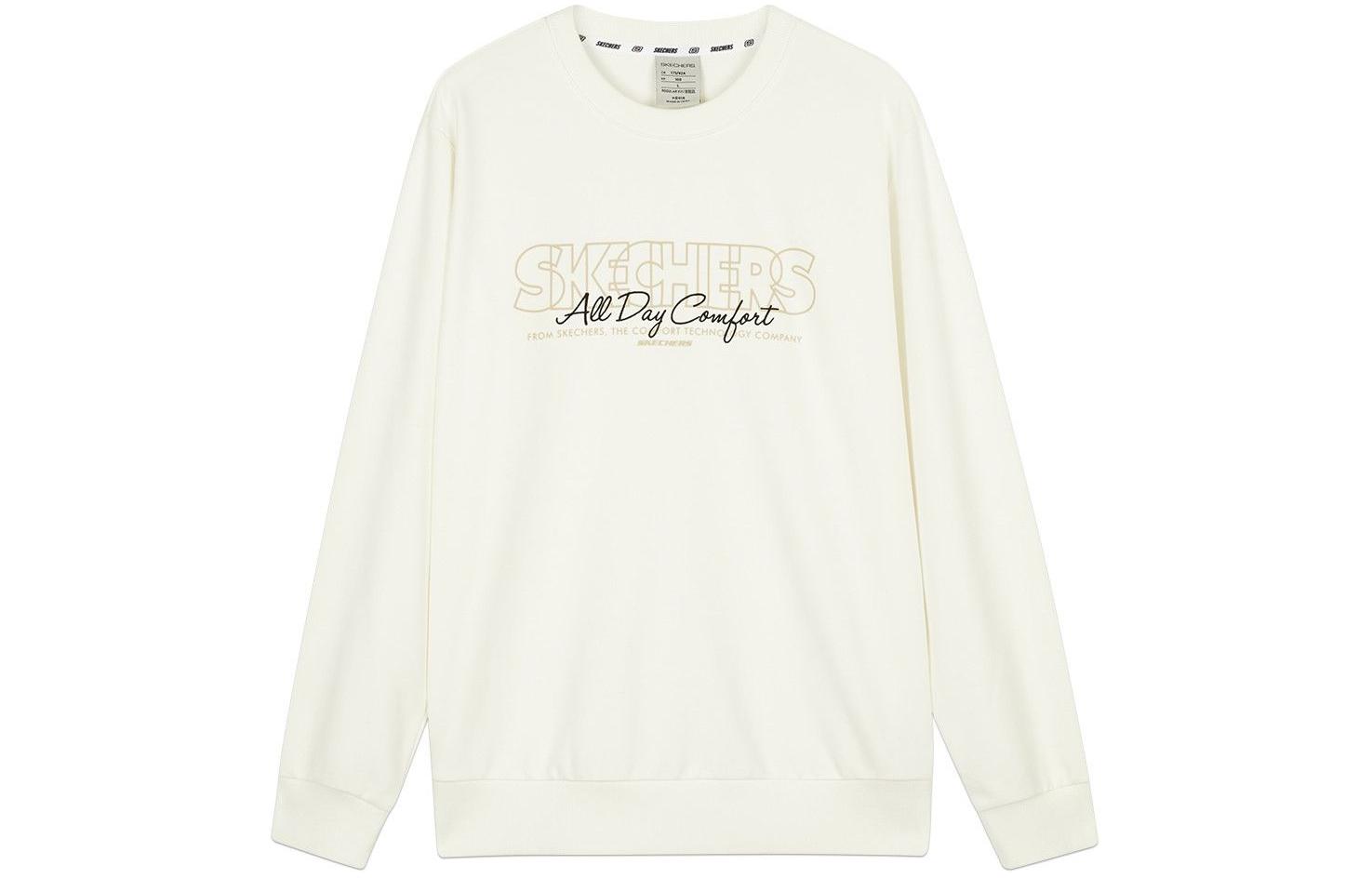 

Яркий унисекс свитшот Marshmallow White Skechers, Marshmallow White/0074