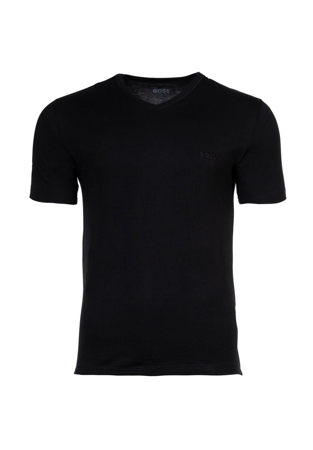 Мужская футболка, 6 шт. - TShirtVN Classic, майка, V-образный вырез, хлопок BOSS, цвет Blau Grau Schwarz — фото 2