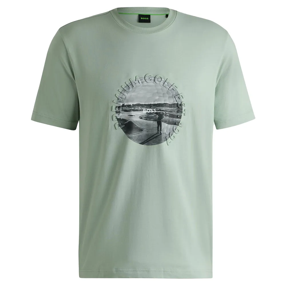 

Футболка с коротким рукавом BOSS Graphic Heritage 01, зеленый