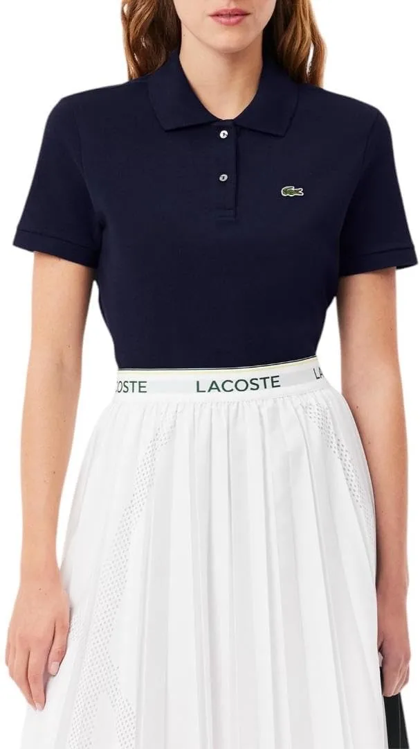 

Lacoste женская классическая короткая рукав Petit Piqué Polo