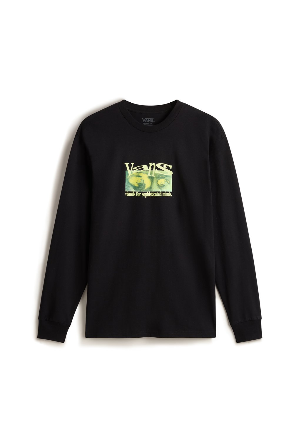

Топ с длинными рукавами VISUAL MINDS LONG SLEEVE. Vans, черный