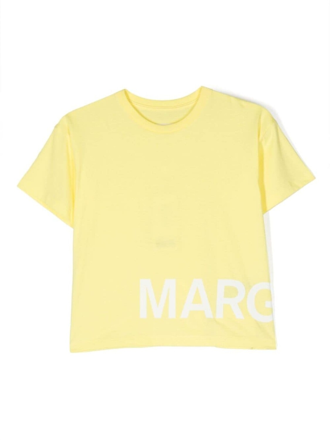 

MM6 Maison Margiela Kids футболка с логотипом, желтый