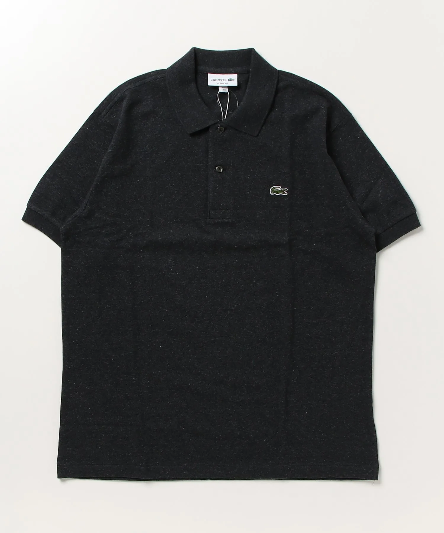 Футболка поло мужская Lacoste L.12.12 Classic Fit, темно-серый