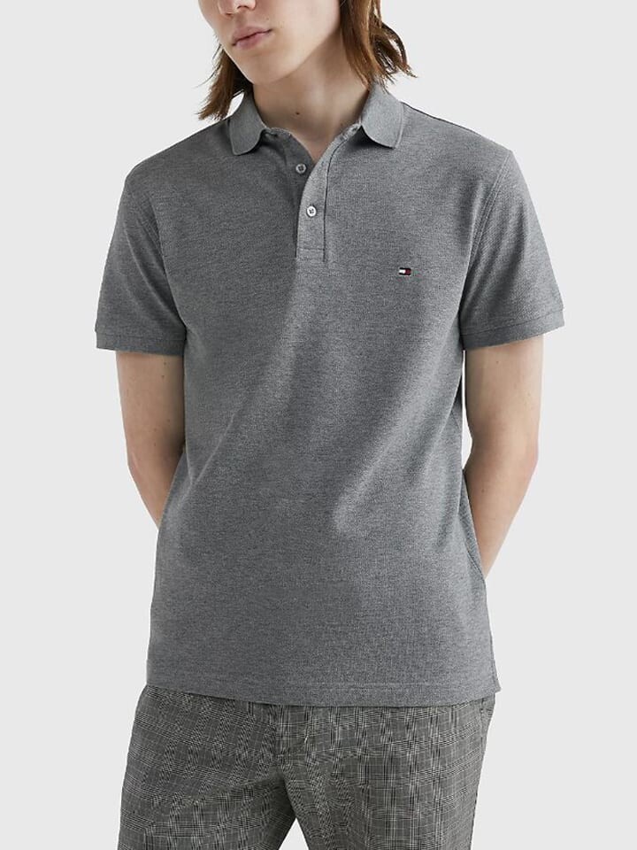 

Поло Tommy Hilfiger Poloshirt, серый