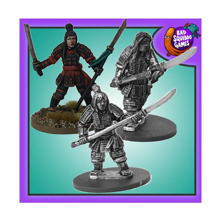 

Онна-бугейша - Нагинатас, Feudal Japan (28mm) (Bad Squiddo Games)