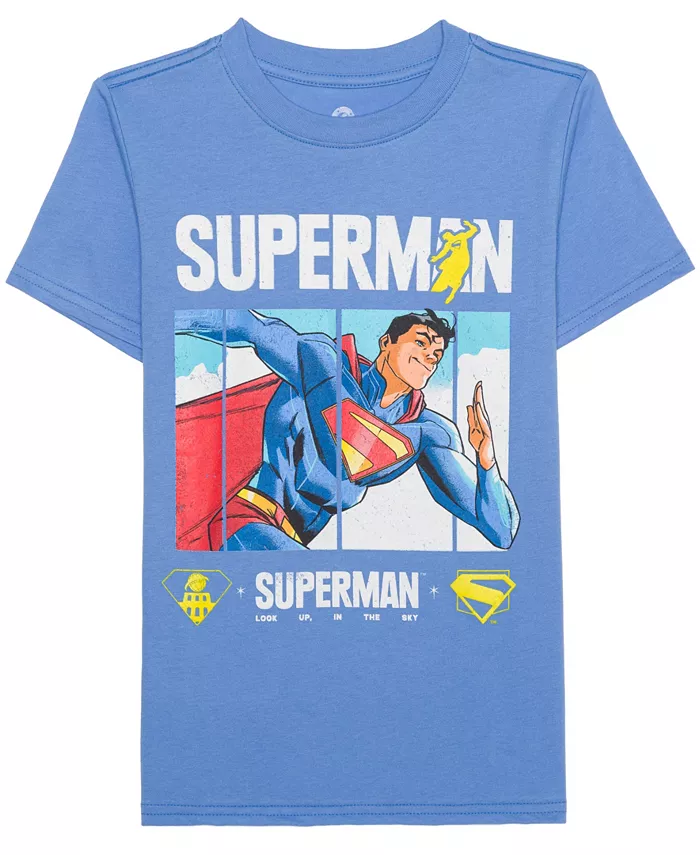 

Футболка с коротким рукавом для мальчиков Little & Big Boys Superman, синий
