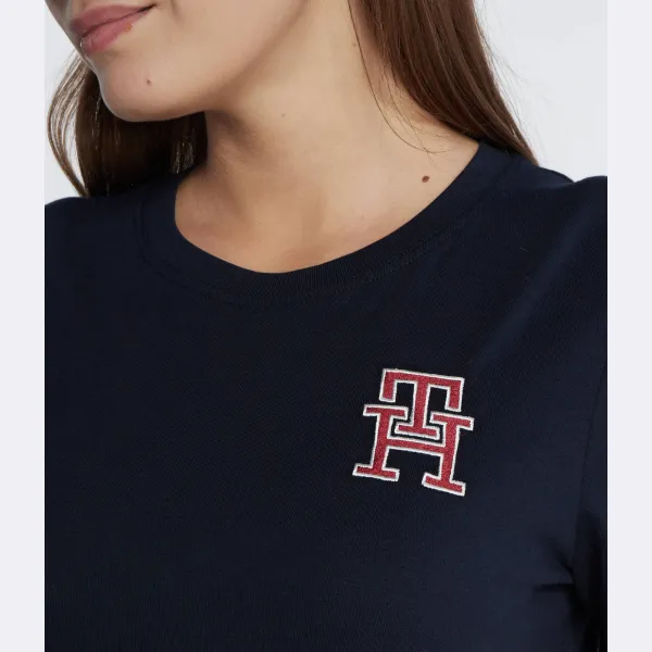 Футболка стандартного кроя imd mdrn reg c-nk ss Tommy Hilfiger, синий — фото 3