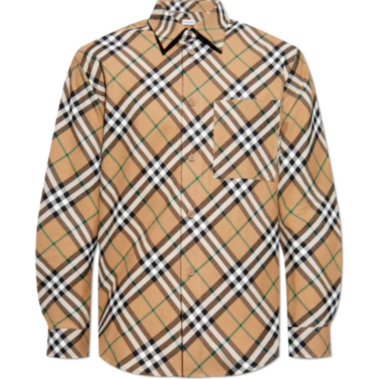 Рубашка Burberry с длинными рукавами, коричневый — фото 2