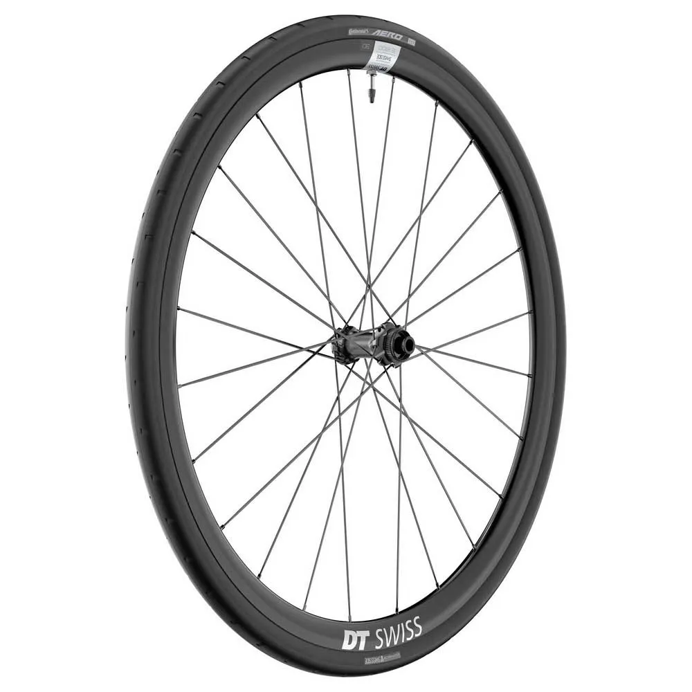 

Переднее колесо DT Swiss E 1800 SPLINE 30 Disc CL Tubeless + Continental Aero 111 700 x 29 road, серебряный