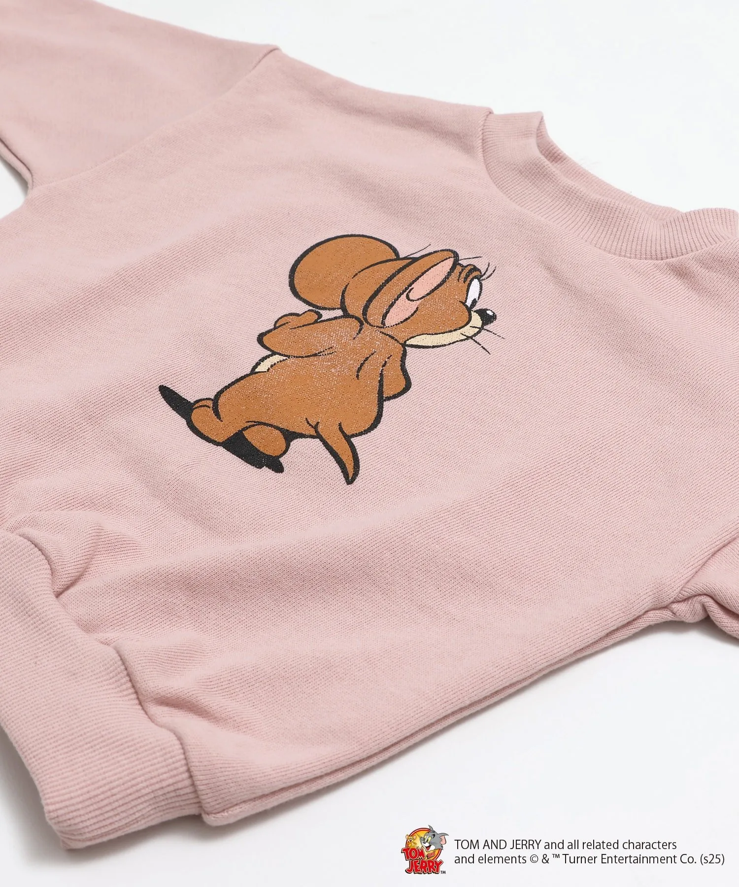 Флисовая толстовка с изображением Тома и Джерри Chil2, B Standing / Smoke Pink — фото 4
