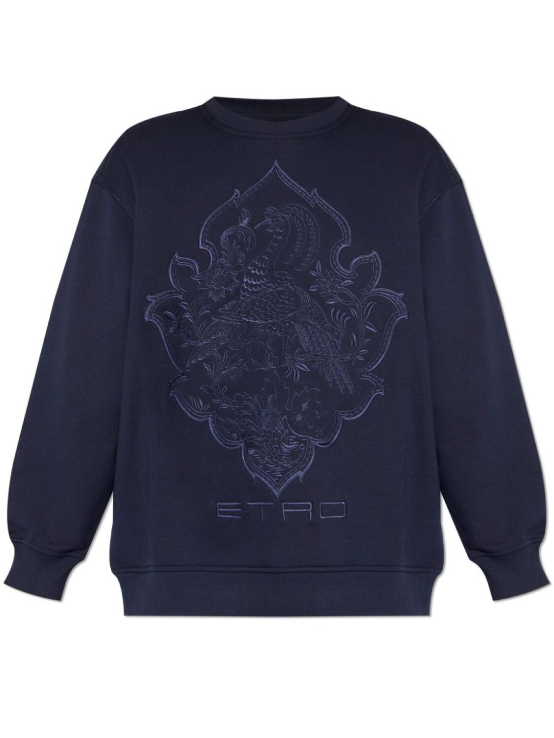 

ETRO толстовка с вышитым логотипом, синий