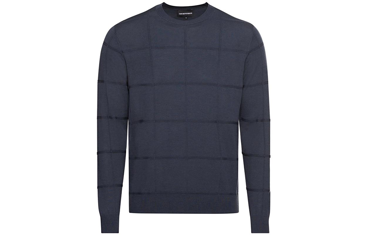 

Свитер мужской синий EMPORIO ARMANI