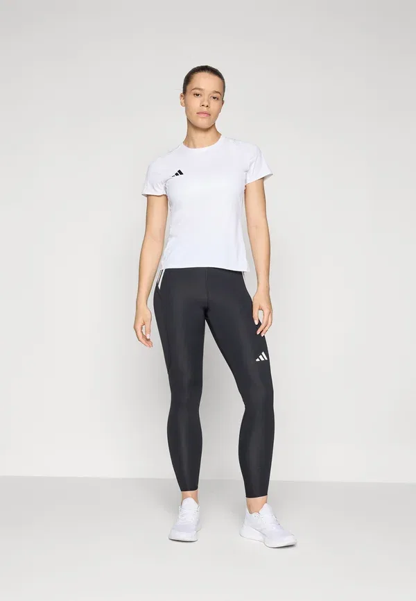 Трикотажные беговые леггинсы Adidas Performance Adizero, черный — фото 2