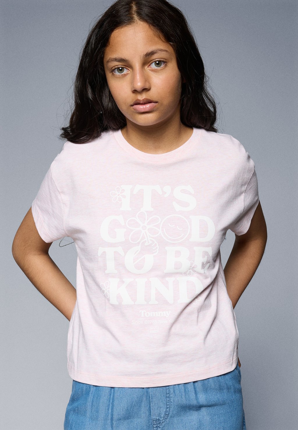 

Футболка с принтом FUN GRAPHIC TEE Tommy Hilfiger, коралловый