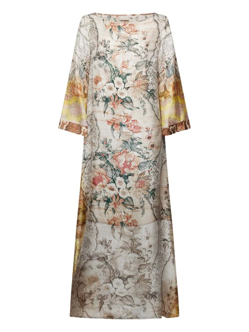 

Платье из кружев с цветочным узором Pierre-Louis Mascia, нейтральный