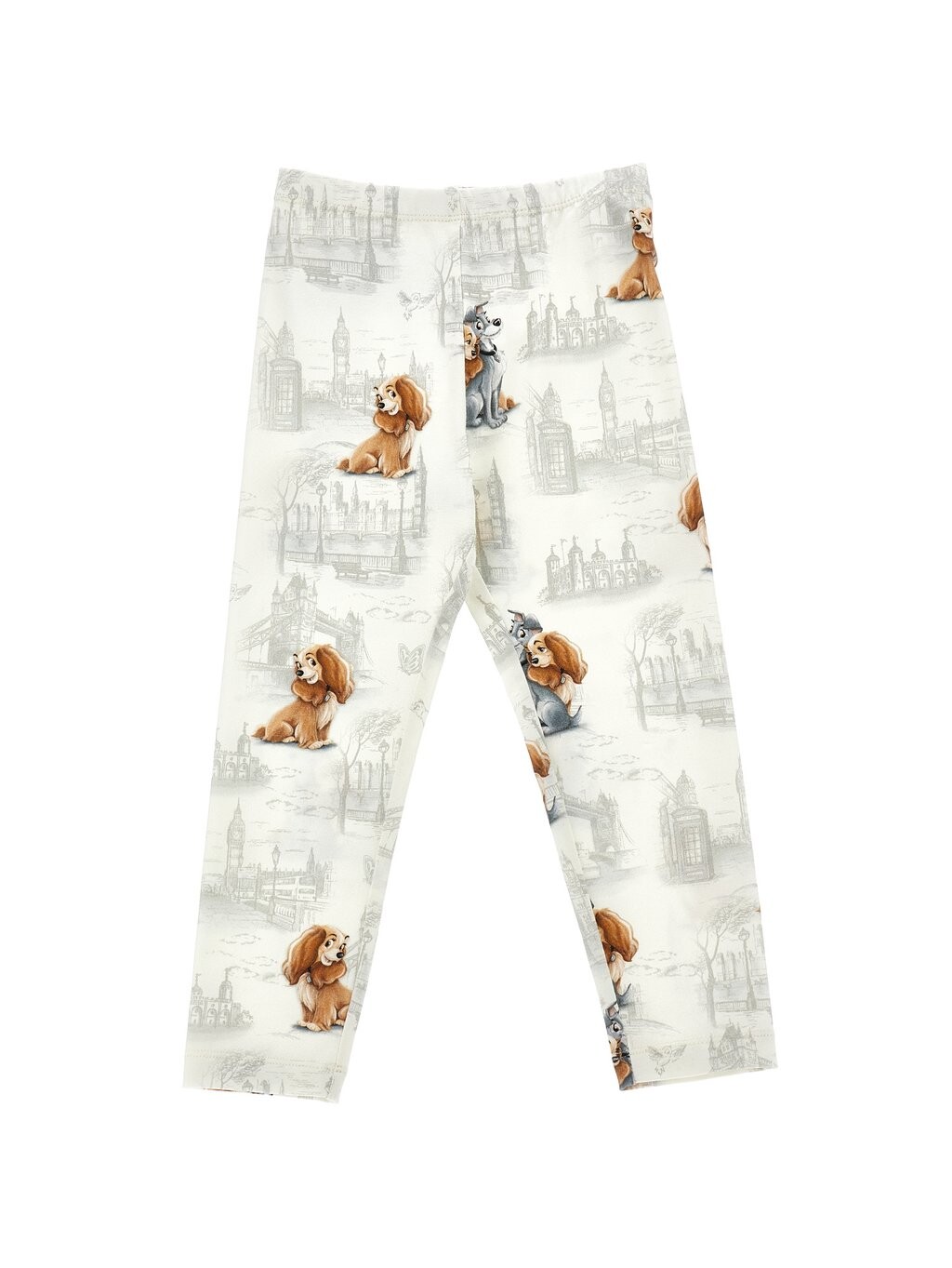 

Брюки LADY AND THE TRAMP DISNEY FRIENDS IN LONDON, Leggings Monnalisa, бежевый