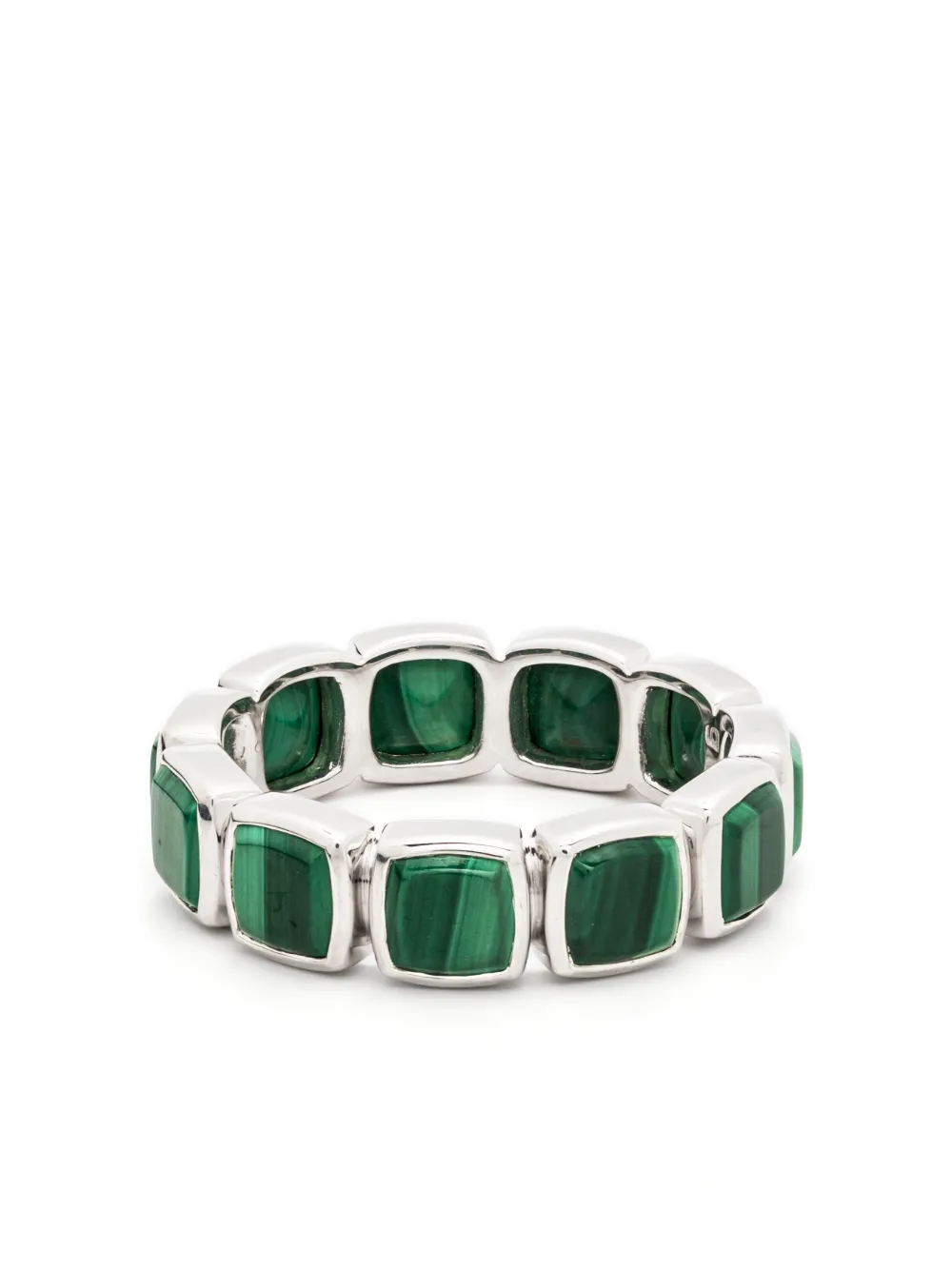 

Кольцо Cushion Band с малахитом Tom Wood, зеленый