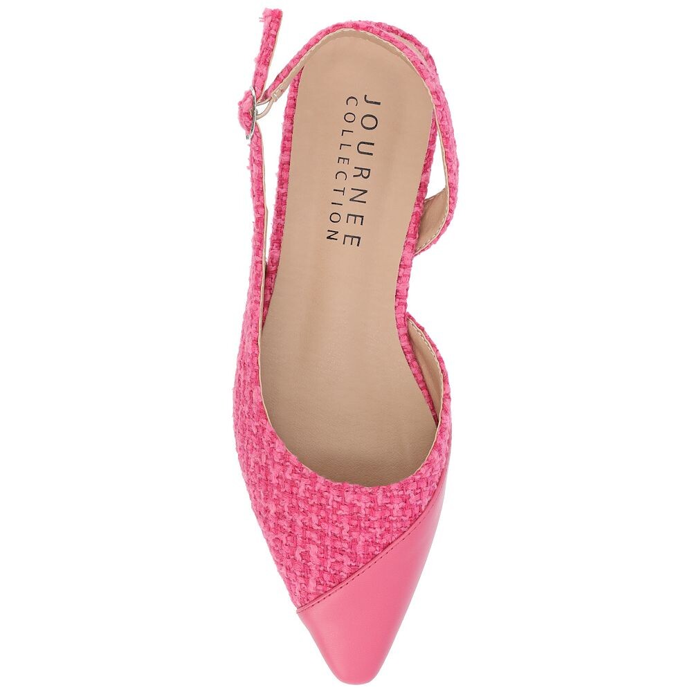 Женские туфли на плоской подошве Journee Collection Tru Comfort Foam Daphnne, розовый — фото 4